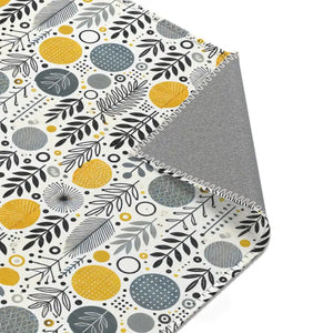 Bohemian Area Rug Yellow Geometric Patterns Modern Style Dipaliz - Rugs