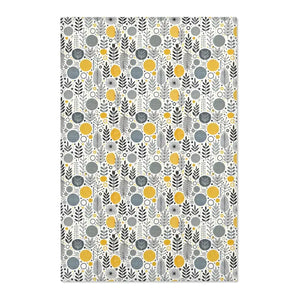 Bohemian Area Rug Yellow Geometric Patterns Modern Style Dipaliz - 24’’ × 36’’ - Rugs