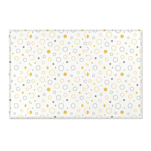 Modern Circle Rug - Vibrant Area Decor Energy - Dipaliz - 36’’ × 24’’ - Rugs