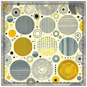 Modern Circle Design Napkins Vibrant Table Decor - Dipaliz - 18’’ × / 4-piece Set - Cloth