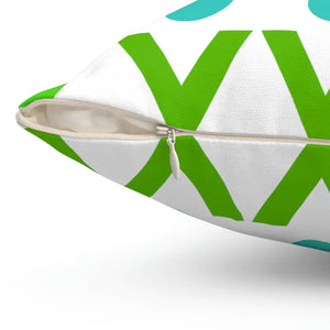 Spun Polyester Square Pillow - Geometric Circles Shapes - Dipaliz - Pillows