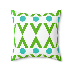 Spun Polyester Square Pillow - Geometric Circles Shapes - Dipaliz - Pillows