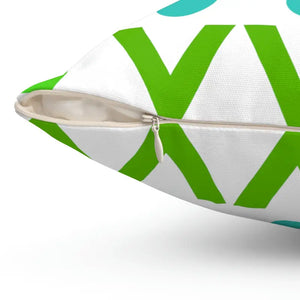 Spun Polyester Square Pillow - Geometric Circles Shapes - Dipaliz - Pillows