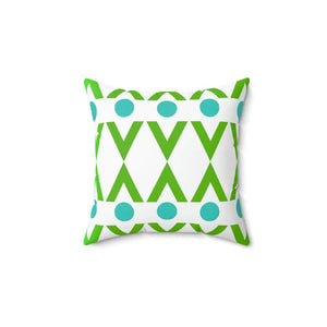 Spun Polyester Square Pillow - Geometric Circles Shapes - Dipaliz - Pillows