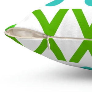 Spun Polyester Square Pillow - Geometric Circles Shapes - Dipaliz - Pillows