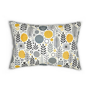 Yellow Lumbar Pillow – Spun Polyester 12x20 - Dipaliz - Back & Support Cushions