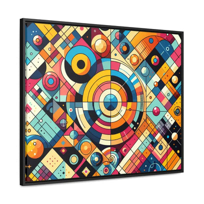 Modern Geometric Gallery Canvas Wraps for Chic Living Spaces