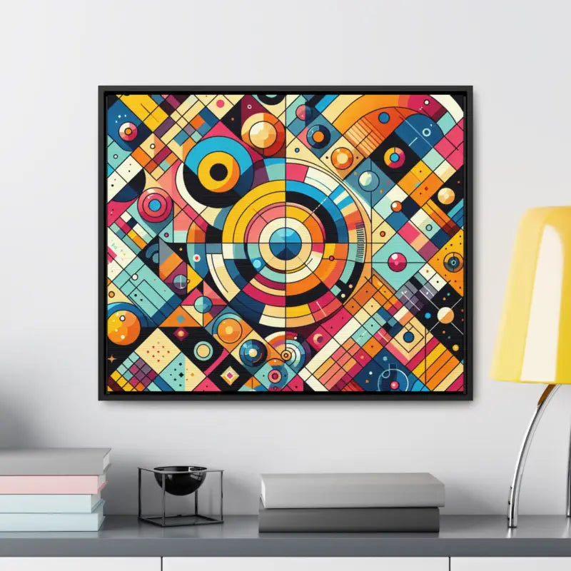 Modern Geometric Gallery Canvas Wraps for Chic Living Spaces