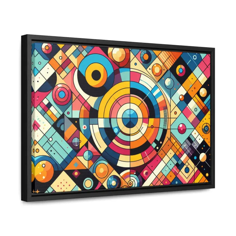 Modern Geometric Gallery Canvas Wraps for Chic Living Spaces