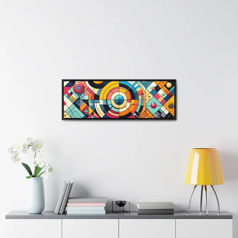 Modern Geometric Gallery Canvas Wraps for Chic Living Spaces