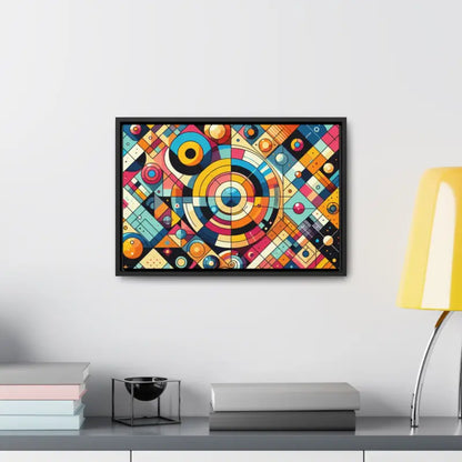 Modern Geometric Gallery Canvas Wraps for Chic Living Spaces