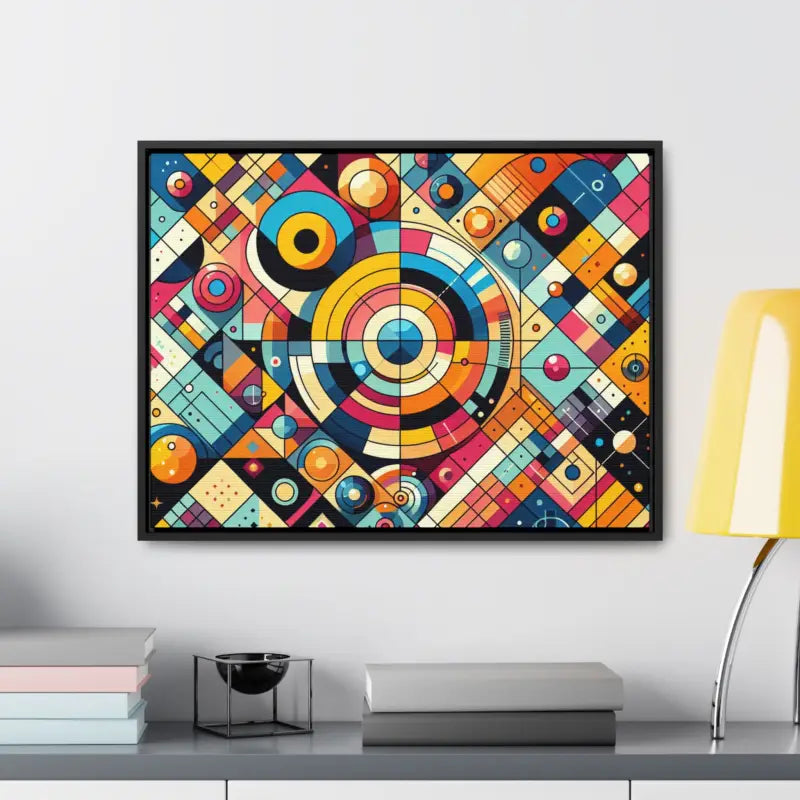 Modern Geometric Gallery Canvas Wraps for Chic Living Spaces