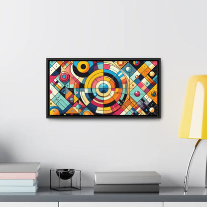 Modern Geometric Gallery Canvas Wraps for Chic Living Spaces