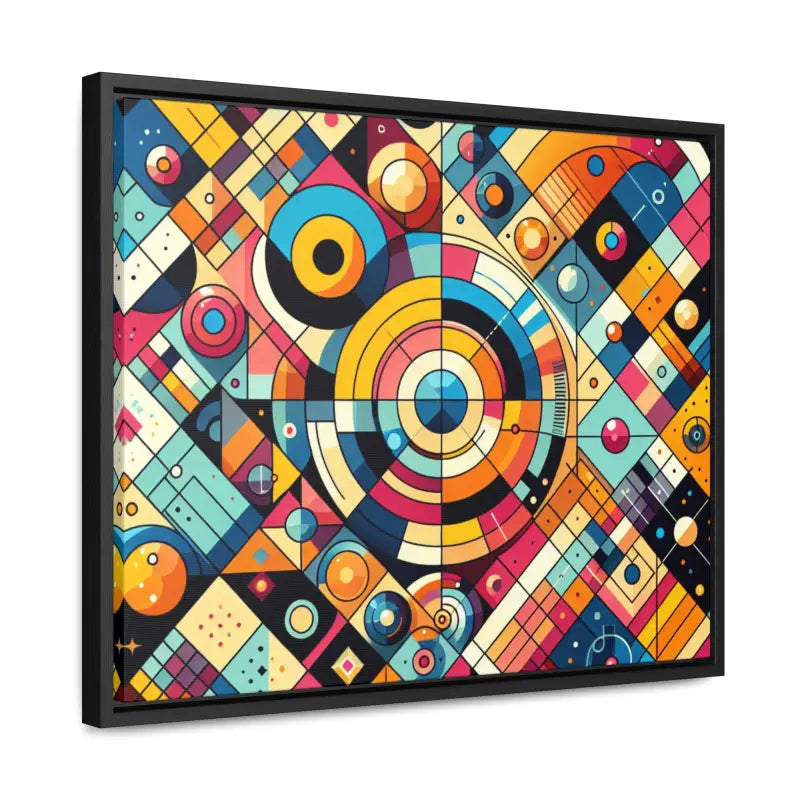 Modern Geometric Gallery Canvas Wraps for Chic Living Spaces