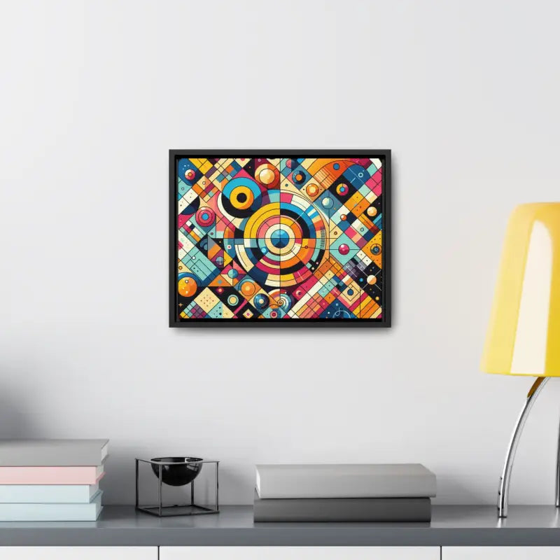 Modern Geometric Gallery Canvas Wraps for Chic Living Spaces