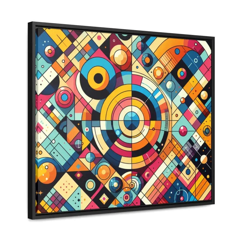 Modern Geometric Gallery Canvas Wraps for Chic Living Spaces