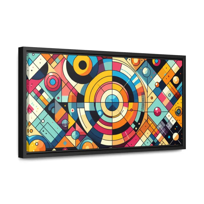 Modern Geometric Gallery Canvas Wraps for Chic Living Spaces