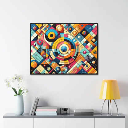 Modern Geometric Gallery Canvas Wraps for Chic Living Spaces