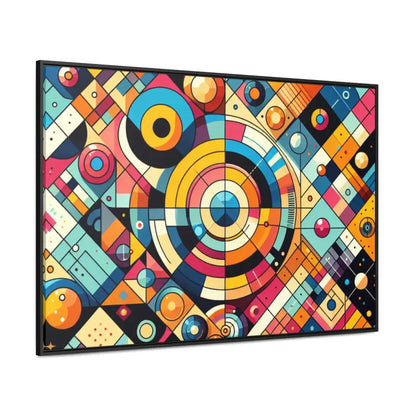 Modern Geometric Gallery Canvas Wraps for Chic Living Spaces