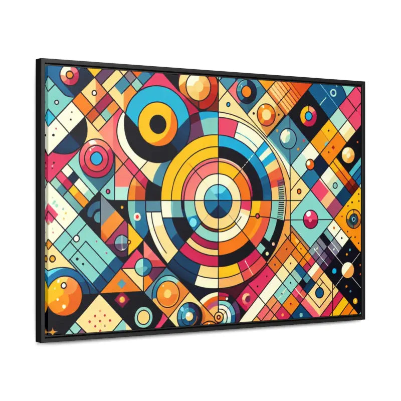 Modern Geometric Gallery Canvas Wraps for Chic Living Spaces