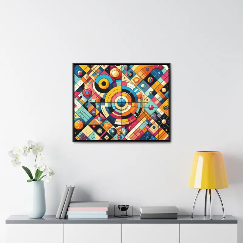 Modern Geometric Gallery Canvas Wraps for Chic Living Spaces