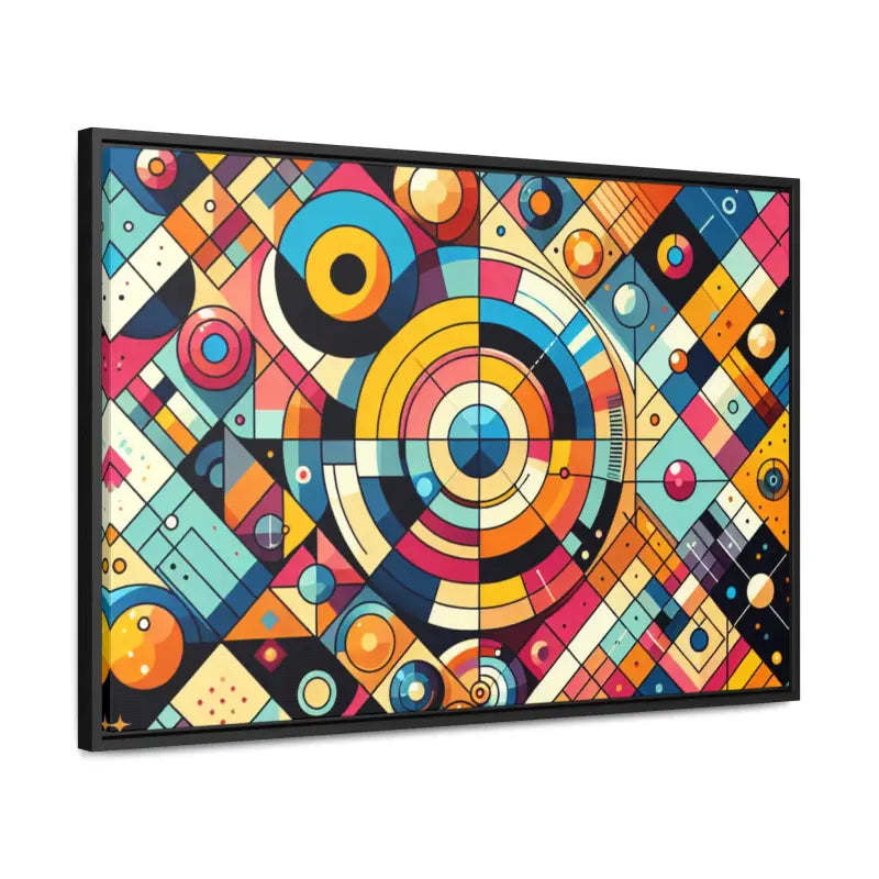 Modern Geometric Gallery Canvas Wraps for Chic Living Spaces