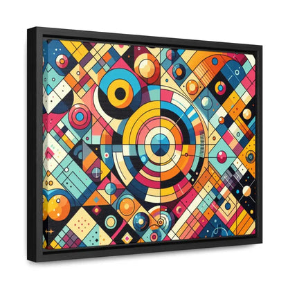 Modern Geometric Gallery Canvas Wraps for Chic Living Spaces