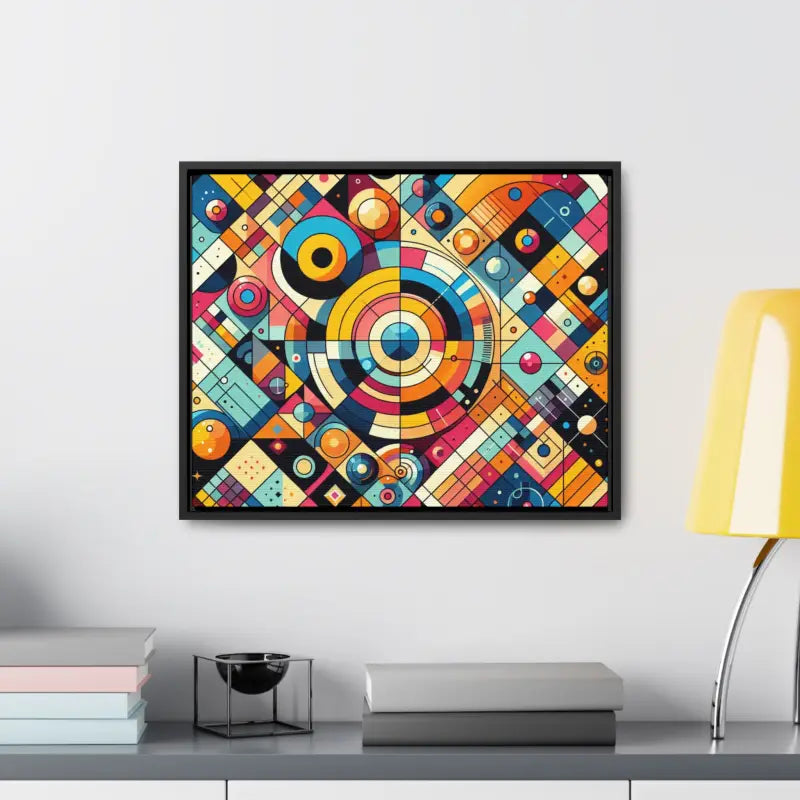 Modern Geometric Gallery Canvas Wraps for Chic Living Spaces