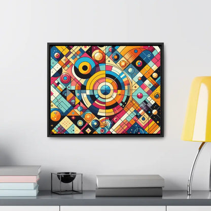 Modern Geometric Gallery Canvas Wraps for Chic Living Spaces