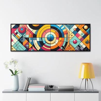 Modern Geometric Gallery Canvas Wraps for Chic Living Spaces