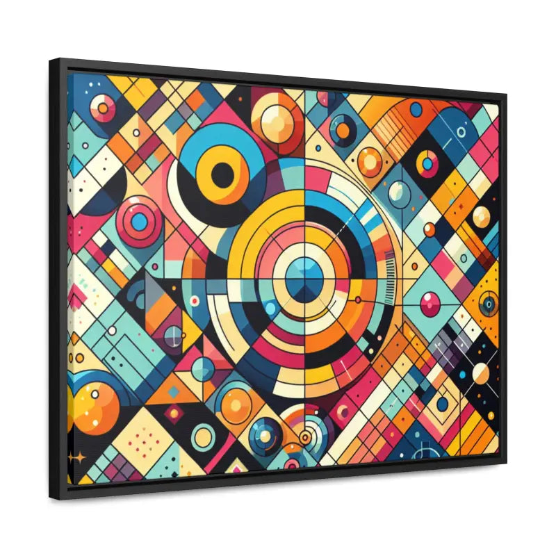 Modern Geometric Gallery Canvas Wraps for Chic Living Spaces