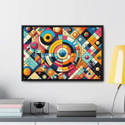 Modern Geometric Gallery Canvas Wraps for Chic Living Spaces