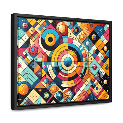 Modern Geometric Gallery Canvas Wraps for Chic Living Spaces