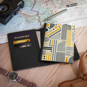 Vibrant Passport Cover Bold Travel Documents Organizer Dipaliz - Wallets