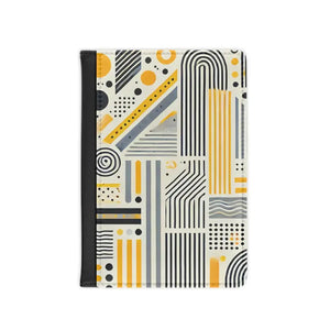 Bold Vibrant Passport Cover for Travel Documents - Dipaliz - 3.9’’ x 5.8’’ / Black - Wallets