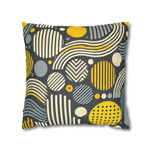 Modern Geometric Pillowcase Spun Polyester Home Decor - Dipaliz - 18’’ × - Pillowcases & Shams