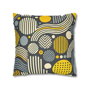 Modern Geometric Pillowcase – Spun Polyester - Dipaliz - Pillowcases & Shams