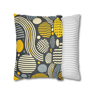 Modern Geometric Pillowcase – Spun Polyester - Dipaliz - Pillowcases & Shams