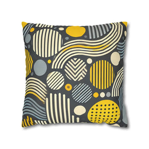 Modern Geometric Pillowcase – Spun Polyester - Dipaliz - Pillowcases & Shams