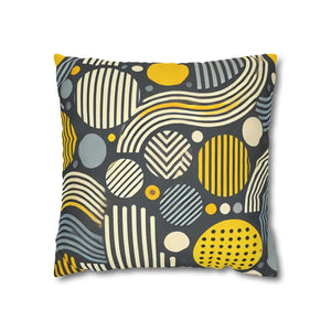 Modern Geometric Pillowcase – Spun Polyester - Dipaliz - Pillowcases & Shams