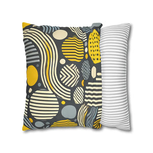 Modern Geometric Pillowcase – Spun Polyester - Dipaliz - Pillowcases & Shams