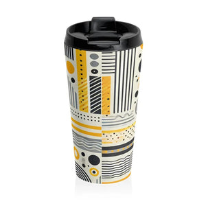 Stainless Steel Travel Mug - Leakproof Insulated Tumbler - Dipaliz - 15oz - Tumblers
