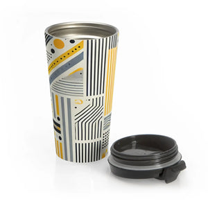 Insulated Stainless Steel Travel Mug - Sleek Durable - Dipaliz - Tumblers