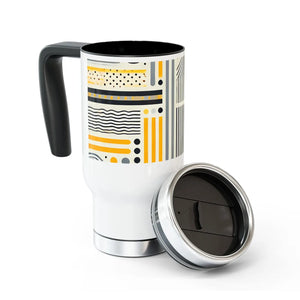 Sleek Stainless Steel Travel Mug - Insulating Plastic - Dipaliz - Mugs