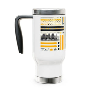 Sleek Stainless Steel Travel Mug - Insulating Plastic - Dipaliz - Mugs