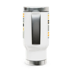Sleek Stainless Steel Travel Mug - Insulating Plastic - Dipaliz - Mugs
