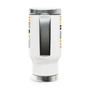 Stainless Steel Travel Mug Adventure Ready Design Dipaliz - 14oz - Mugs