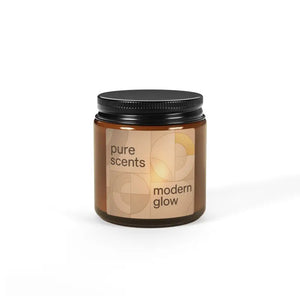 Scented Soy Candle - Cozy Amber Glow Vibes - Dipaliz - Candles