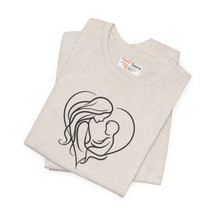 Soft Cotton Child Love Tee - Unisex Jersey Short - Dipaliz - T-shirts