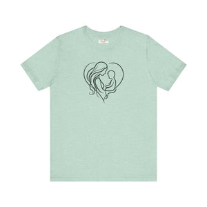 Soft Cotton Child Love Tee - Unisex Jersey Short - Dipaliz - T-shirts